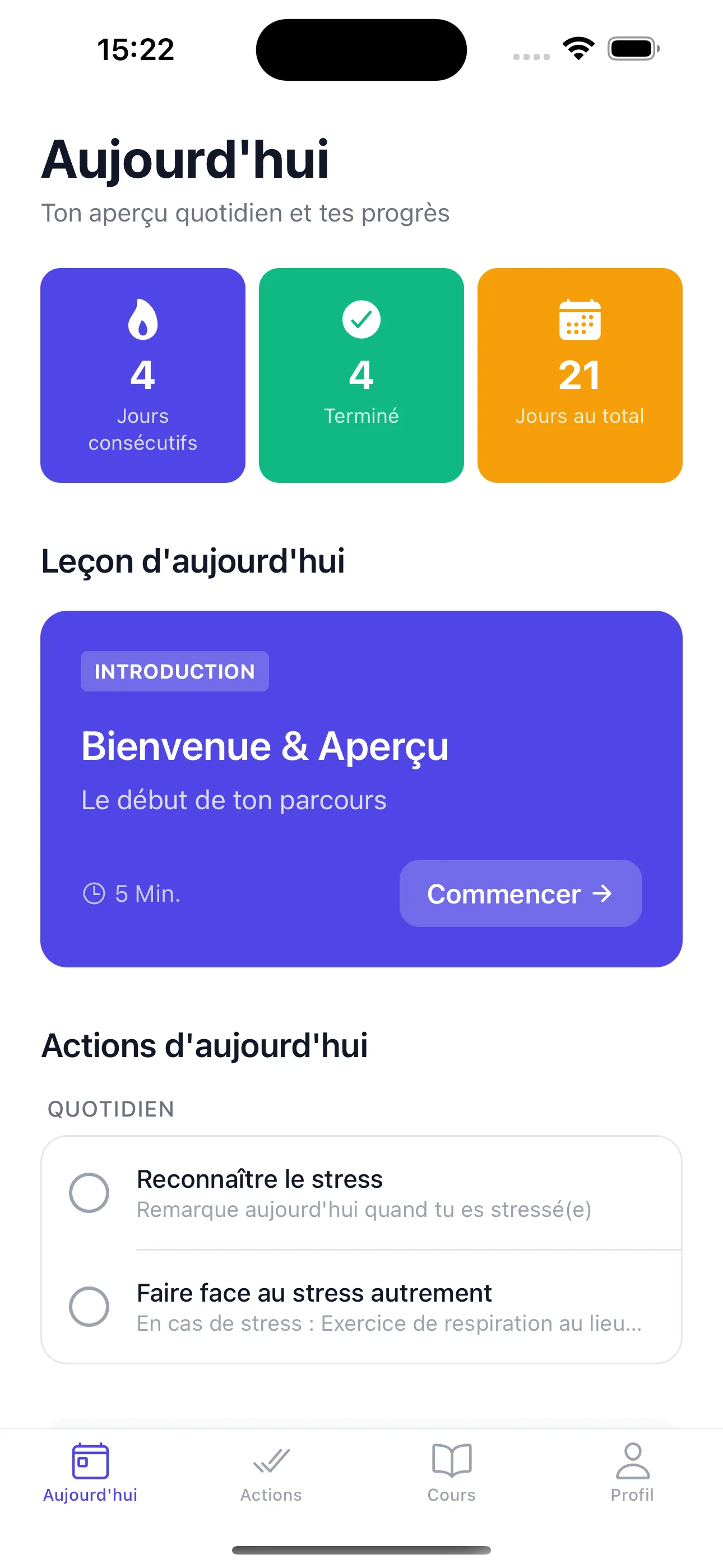 Arreter de Vapoter App